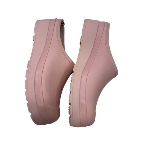 Hunter Azalea Pink Play Platfrom Slip-on Treaded Closed Toe Comfort Clog Shoe 9 - Picture 4 of 13